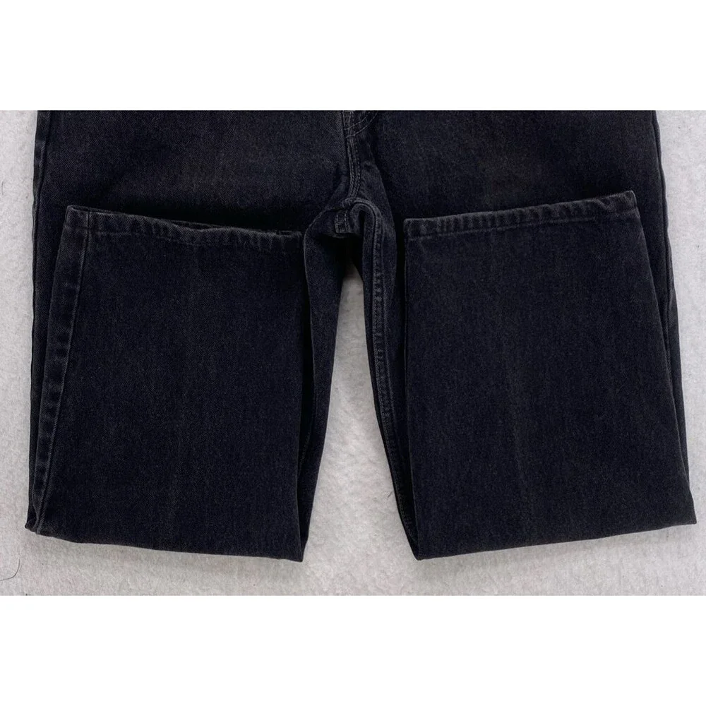 Levi's 550 Relaxed Fit Jeans Mens 36x29 Black Denim 100% Cotton 36x28 Actual